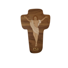 Križ intarzija vstali (13 cm)