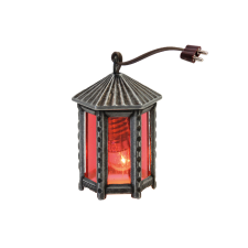 Laterna za jaslice LED rdeča
