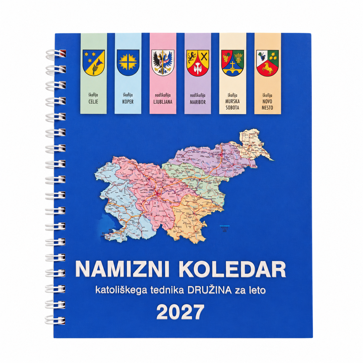 Namizni koledar (špirala) 2027 Namizni koledar (špirala) 2027