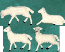 OVCE PLASTIKA KOMPLET 8x G1105 (9x8 cm)