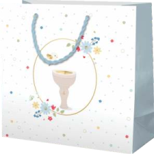 DARILNA VREČKA (KRST) MODRA