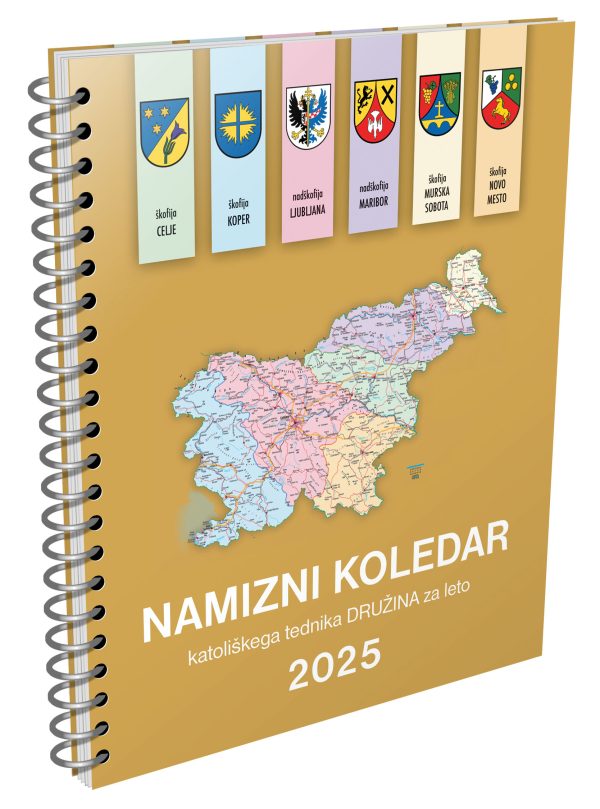 NAMIZNI KOLEDAR (špirala) 2025