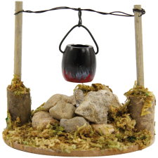 Ogenjček z visečim kotlom