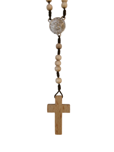 Rožni venec za birmo (rjav)