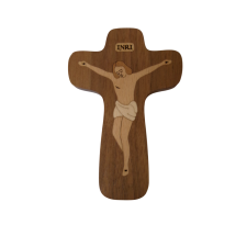 Križ intarzija les (13 cm)