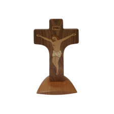 Križ stoječi intarzija (15 cm)