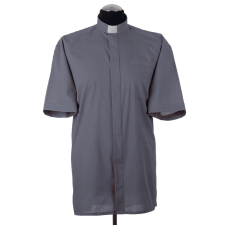 Srajca s kratkimi rokavi - siva, št. 42