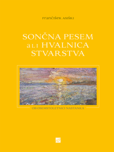 Sončna pesem ali Hvalnica stvarstva