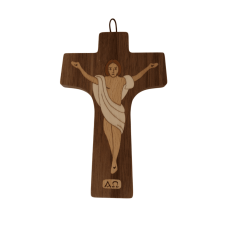 Križ intarzija Vstali Kristus (13,5 cm)