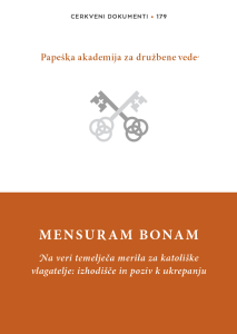 Mensuram bonam (Cerkveni dokument, 179)