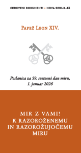 Cerkveni dokumenti 43 - Mir z vami! (Poslanica)