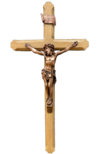 Križ Graples stenski zaobljen 40 cm