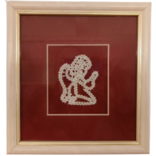 Slika angel čipka (rdeč)