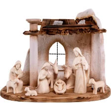 Komplet jaslic les 12 cm (natur, 4917)
